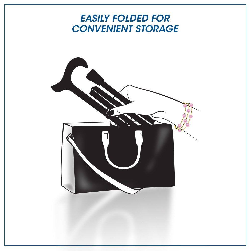 Carbon Fiber Folding Adjustable Cane U175