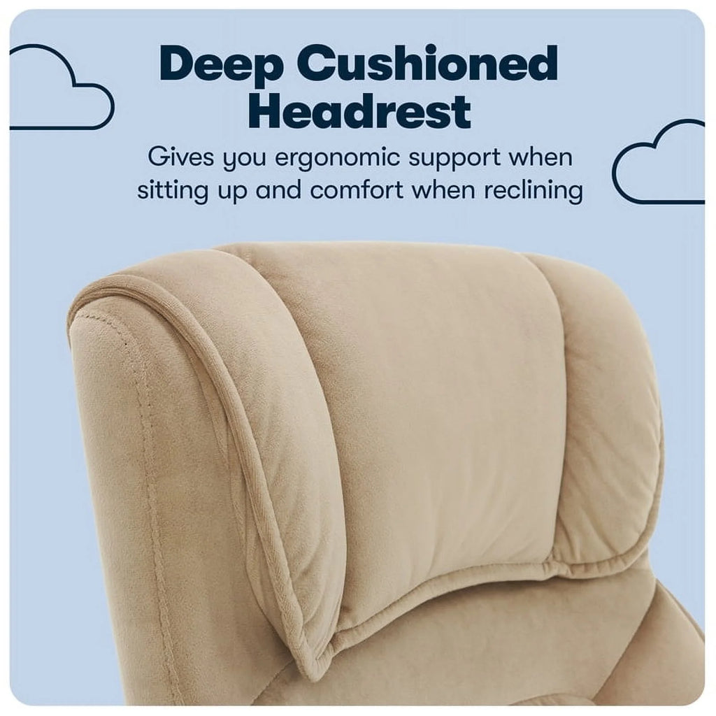 Velvet Microfiber Executive Office Chair W9407