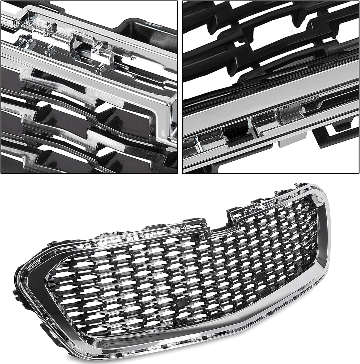 Black Front Center Grille O7259