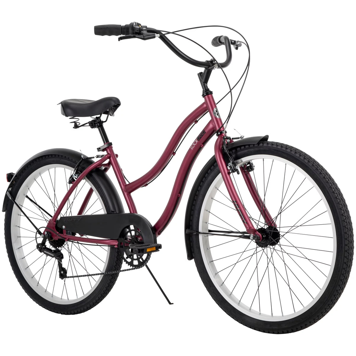 Pink 26-inch 7-speed Cruiser Bike T239441