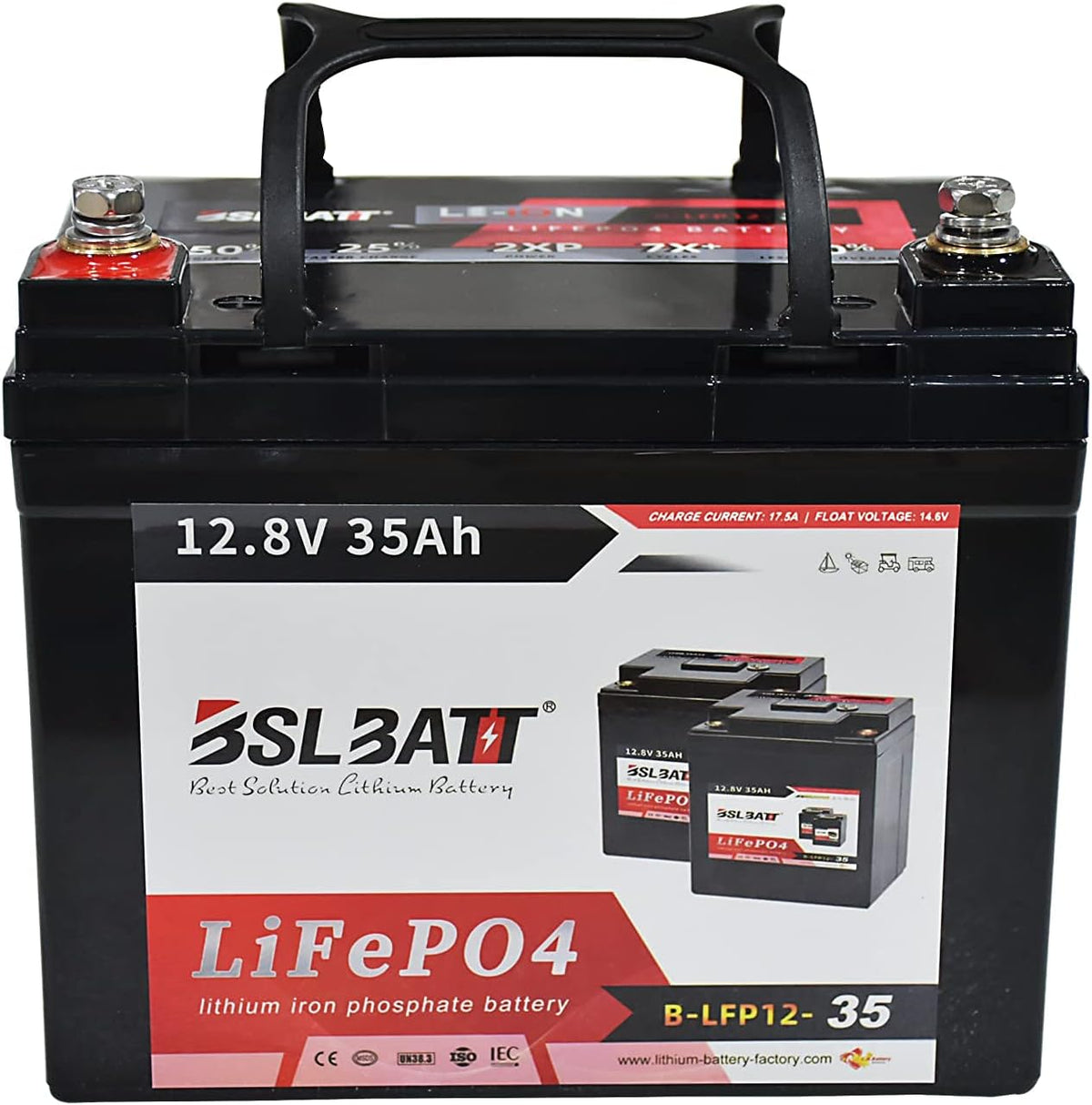 12V 12Amps LiFePO4 Deep Cycle Rechargeable Battery E3317