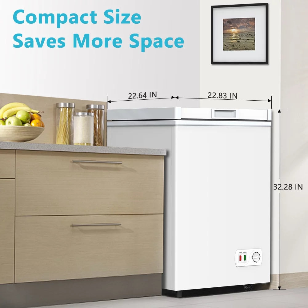 3.5 Cu Ft Compact Chest Freezer I466894