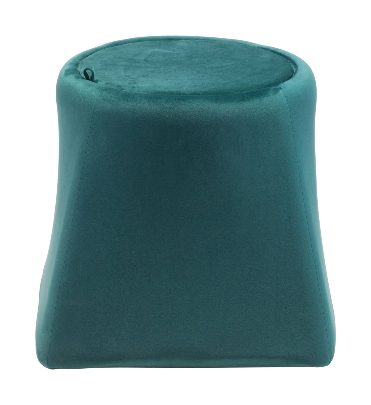 Green Velvet Ottoman V720