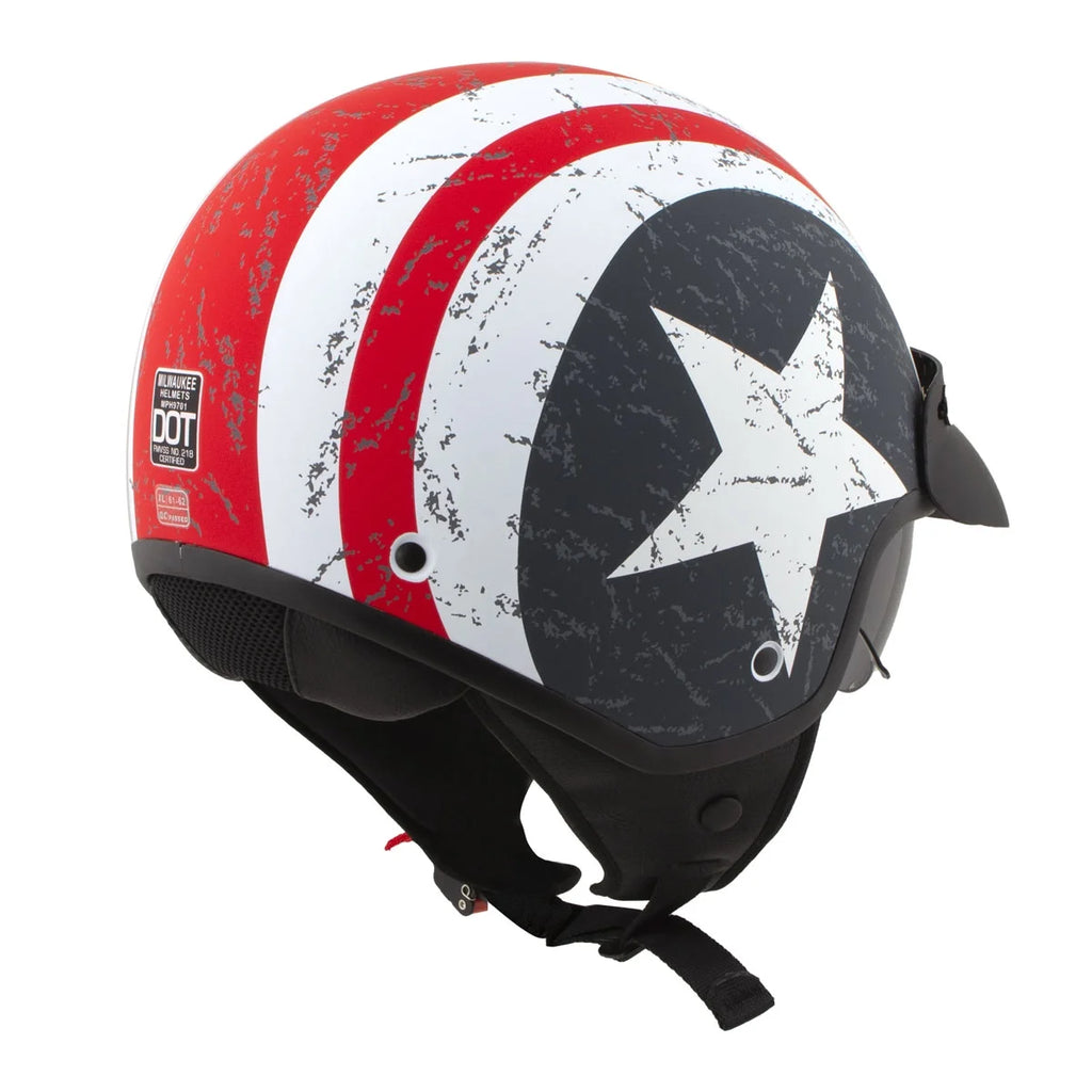Large Open Face Motorcycle Helmet O973103