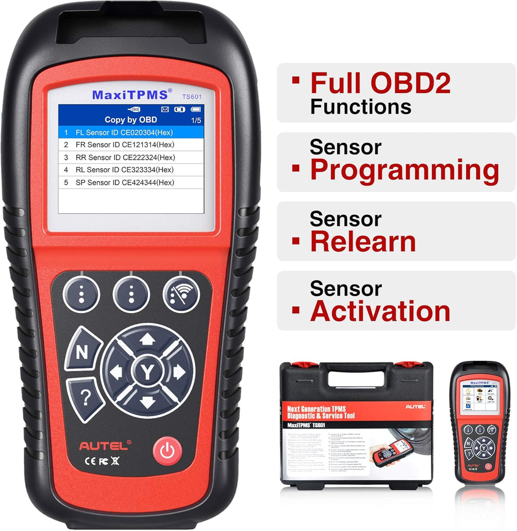 Wirelessly Sensor TPMS Reprogramming Activation Relearn Tool with OBDII Code Reader Function O600