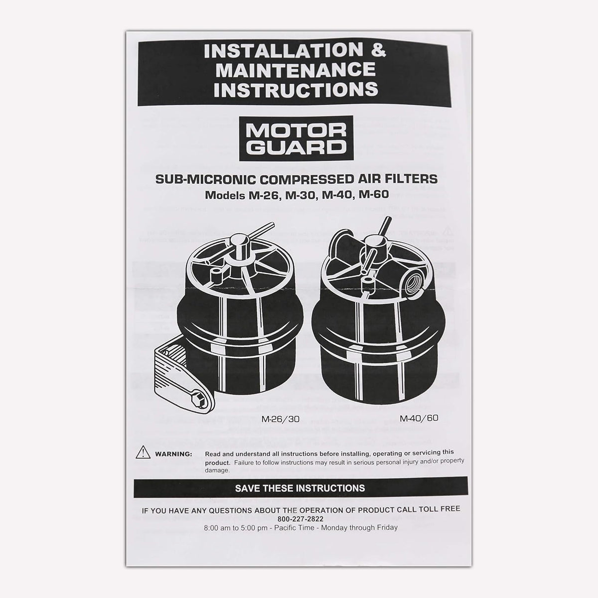 1/4 NPT Submicronic Compressed Air Filter Z963