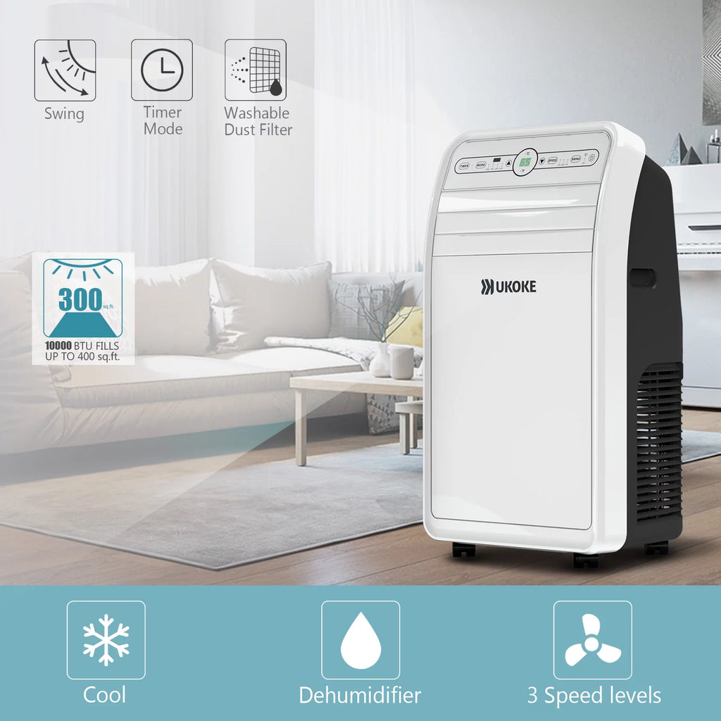 Smart Wifi Portable Air Conditioner 11,500 BTU 4 in 1 D497