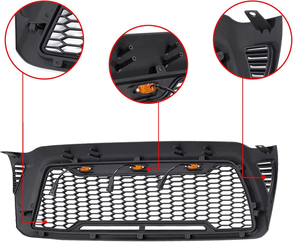 Black LED Front Grille for Tacoma G890112