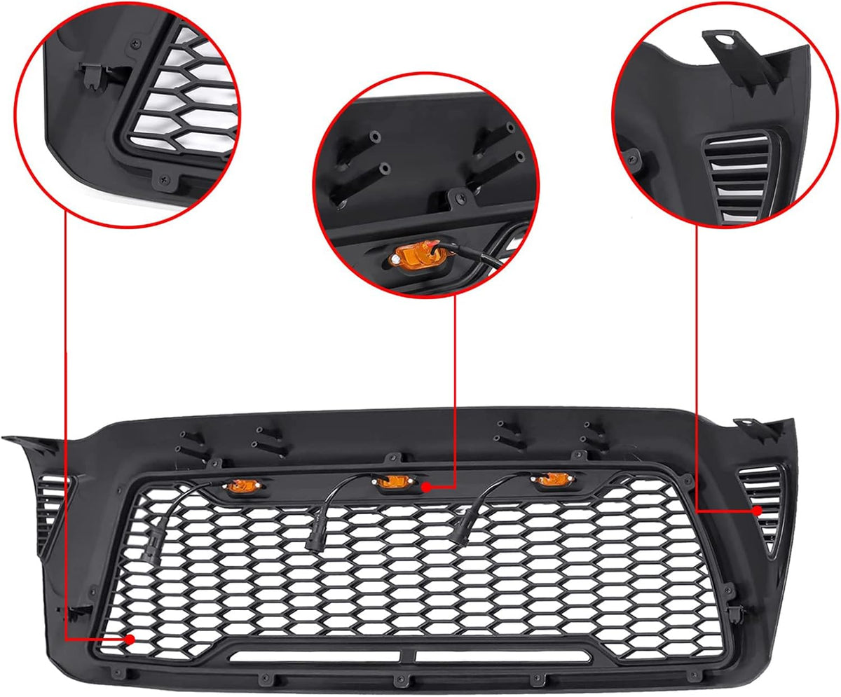 Black LED Front Grille for Tacoma G890112