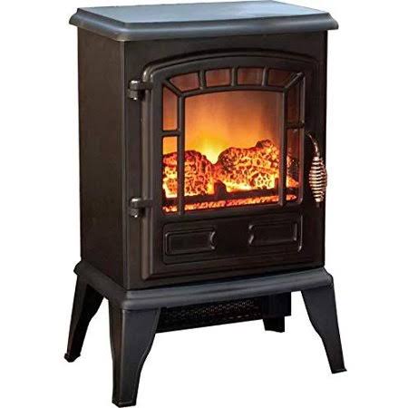 15x22 1500 Watt / 5200 BTU Electric Wood Stove Freestanding Fireplace Heater with Remote G725