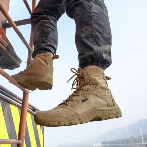 Men's Tactical Hiking Combat Work Boots 6 Inches T8066