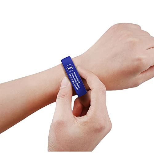 Silicone Emergency ID Bracelet R9705