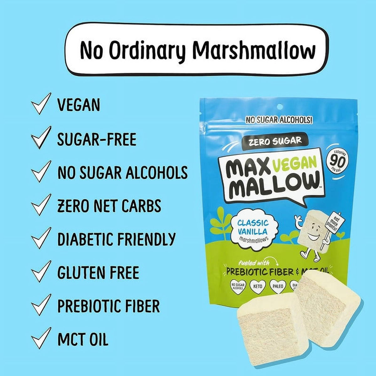 Vegan Marshmallows 3 Pack 2.5 OZ Each U519