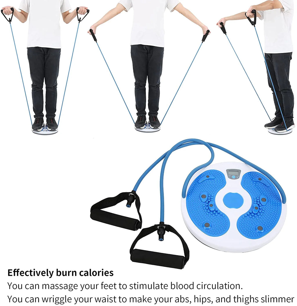 Waist Twisting Disc Board with Drawstring A782