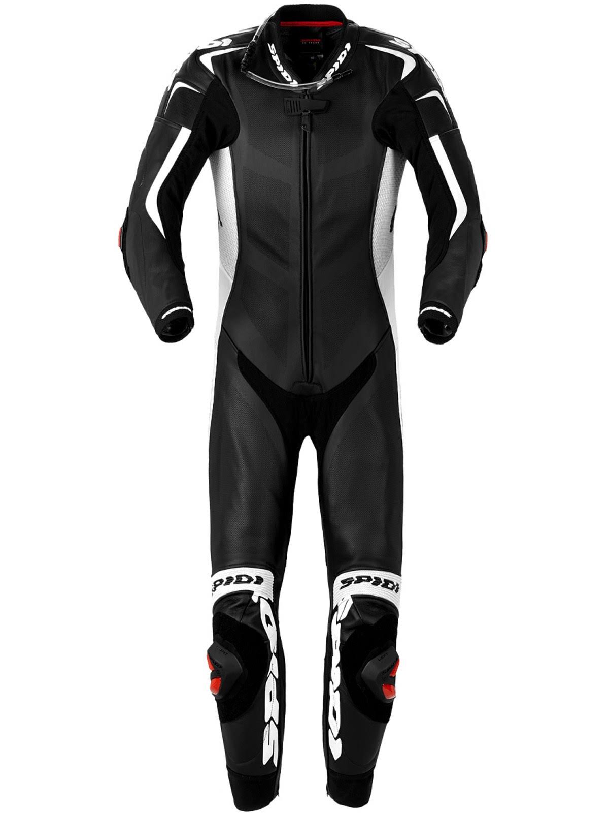 Black-White Leather Suit O231763