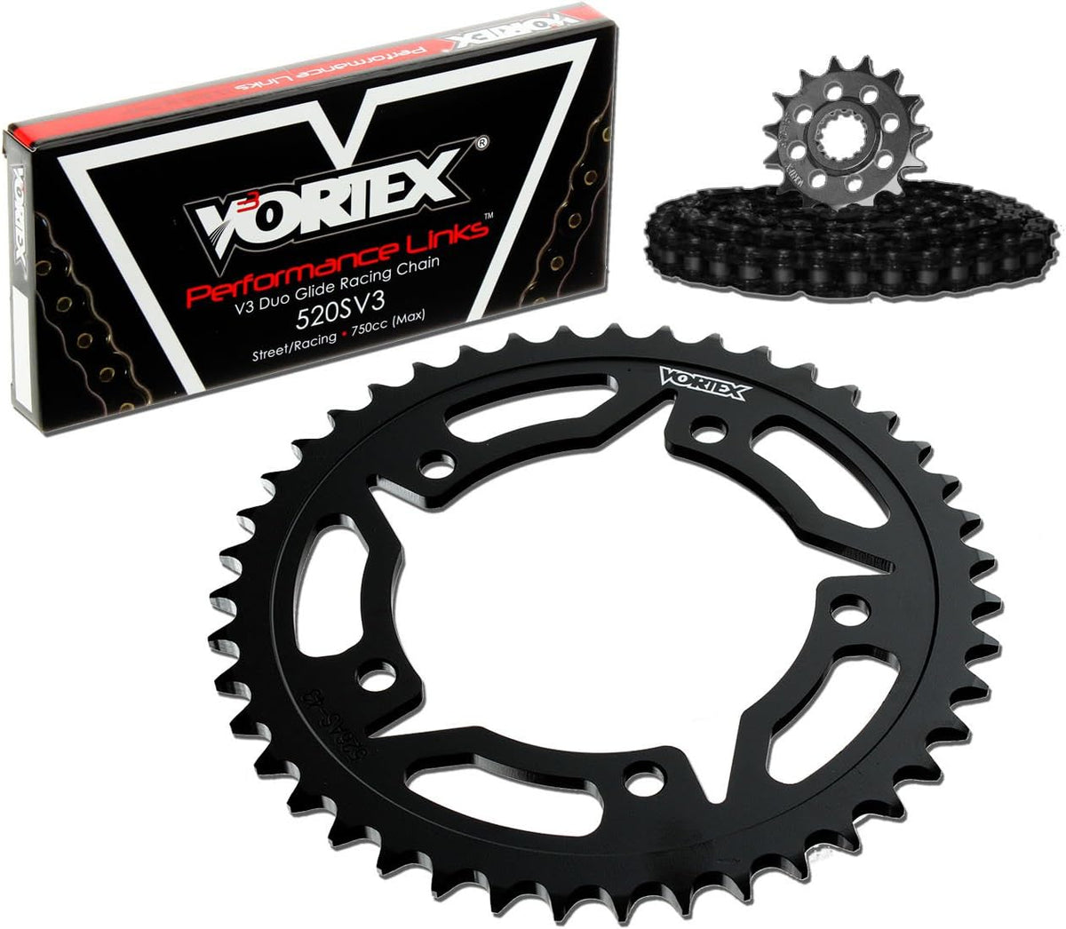 Black Racing Sprocket Kit S872
