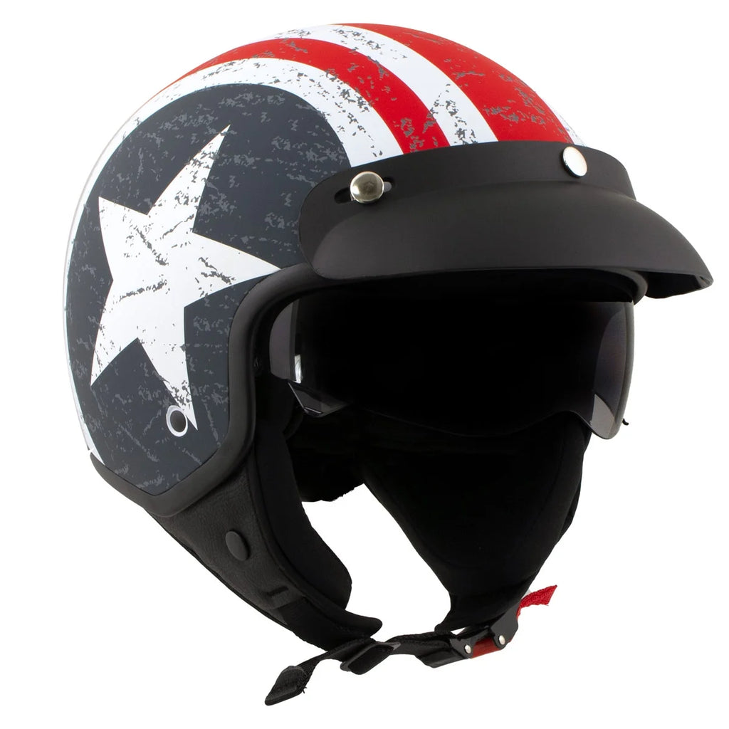 Large Open Face Motorcycle Helmet O973103