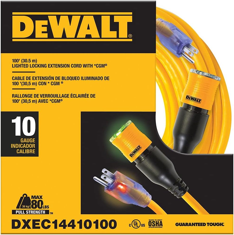 10/3 SJTW Lighted Extension Cord X5212