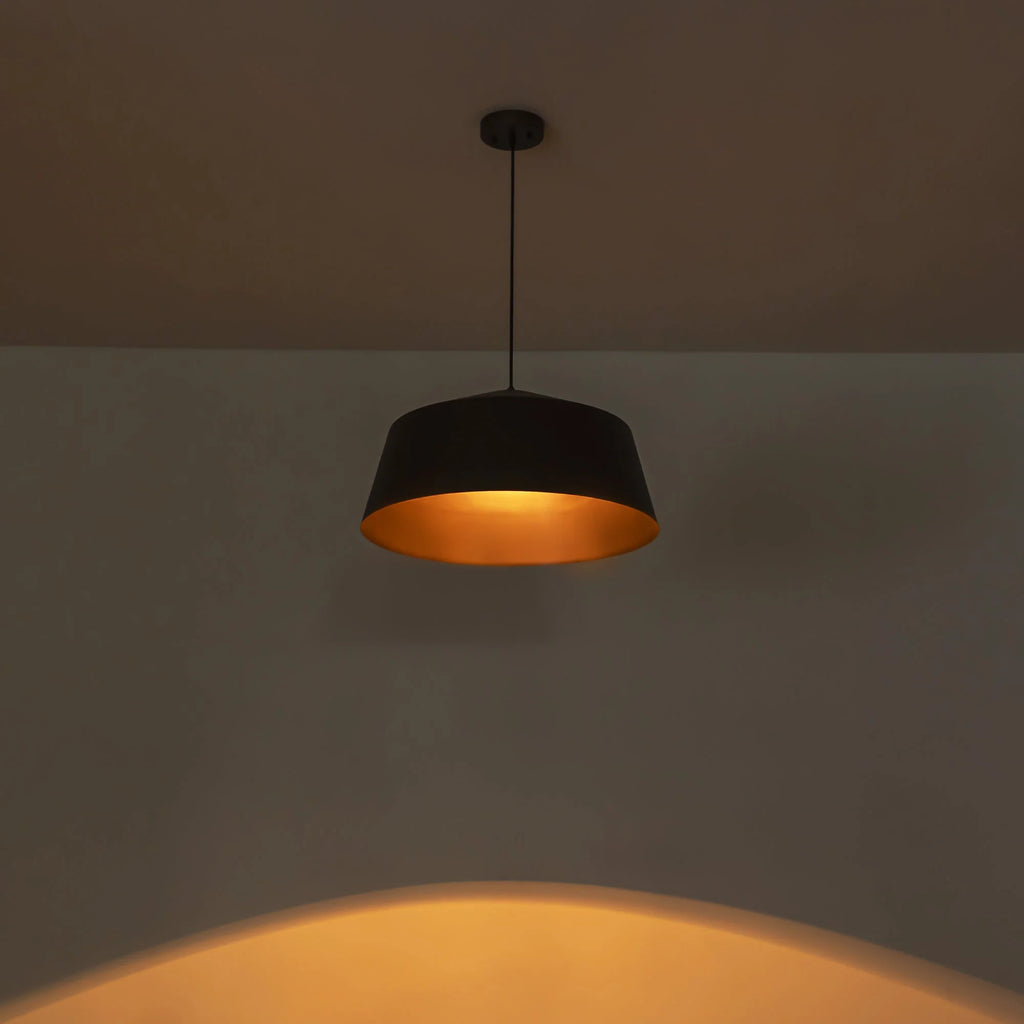 Antique Brown Dome Industrial Pendant O2260