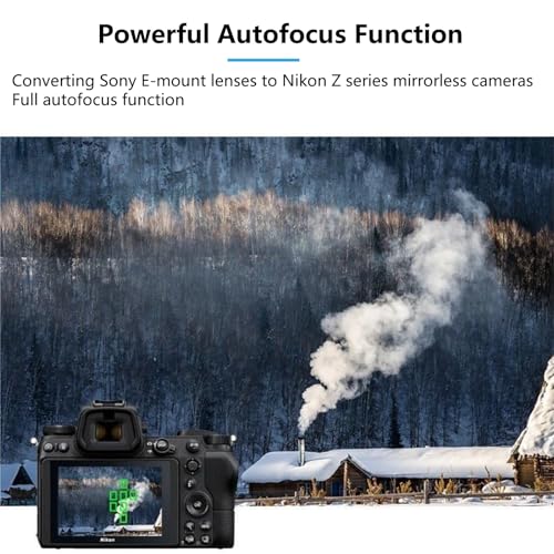 Autofocus Lens Adapter Built-in Electronic Aperture for Sony FE Lens V353