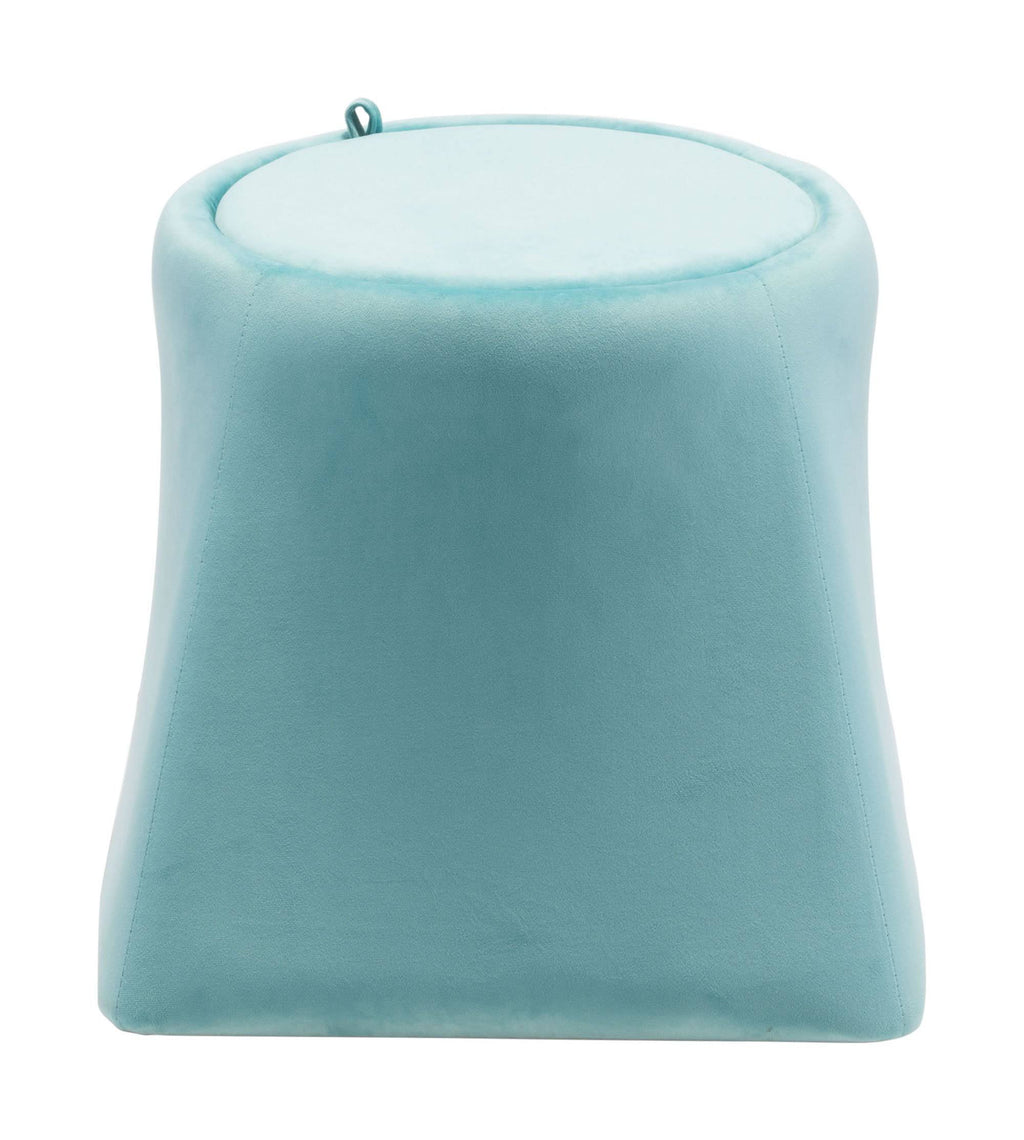 Green Velvet Ottoman V720