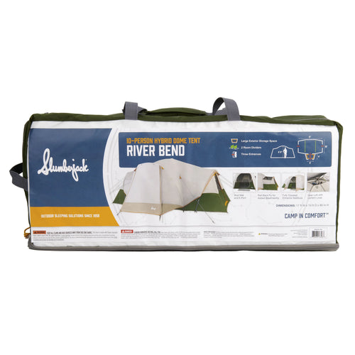 10-Person 3-Room Hybrid Dome Tent O6073