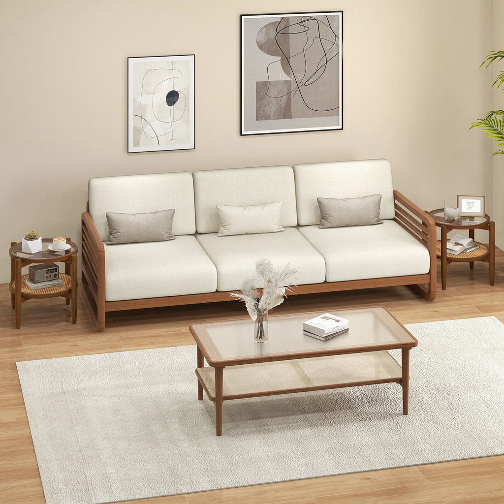 Set of 2 Storage Side Table V15838