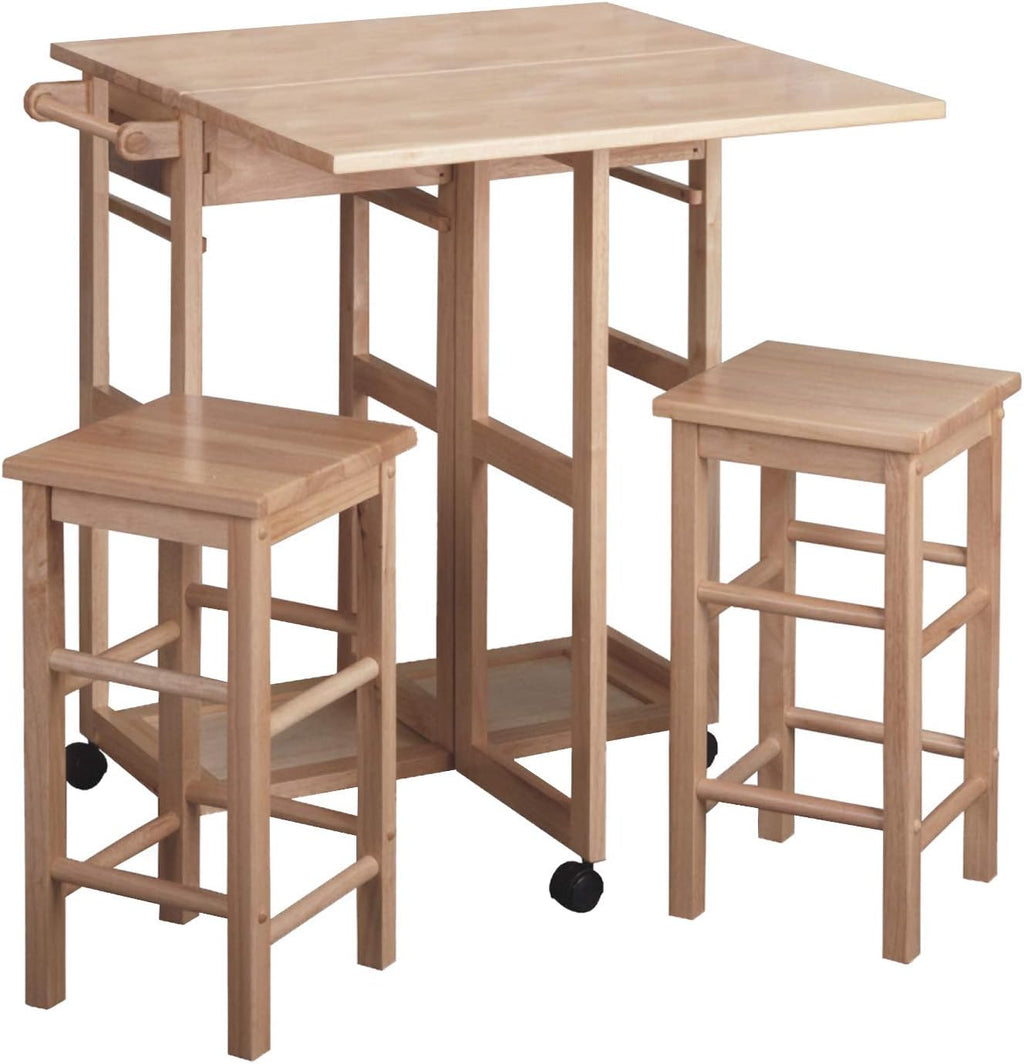 Natural Single Drawer Kitchen Cabinet Storage Cart F890206