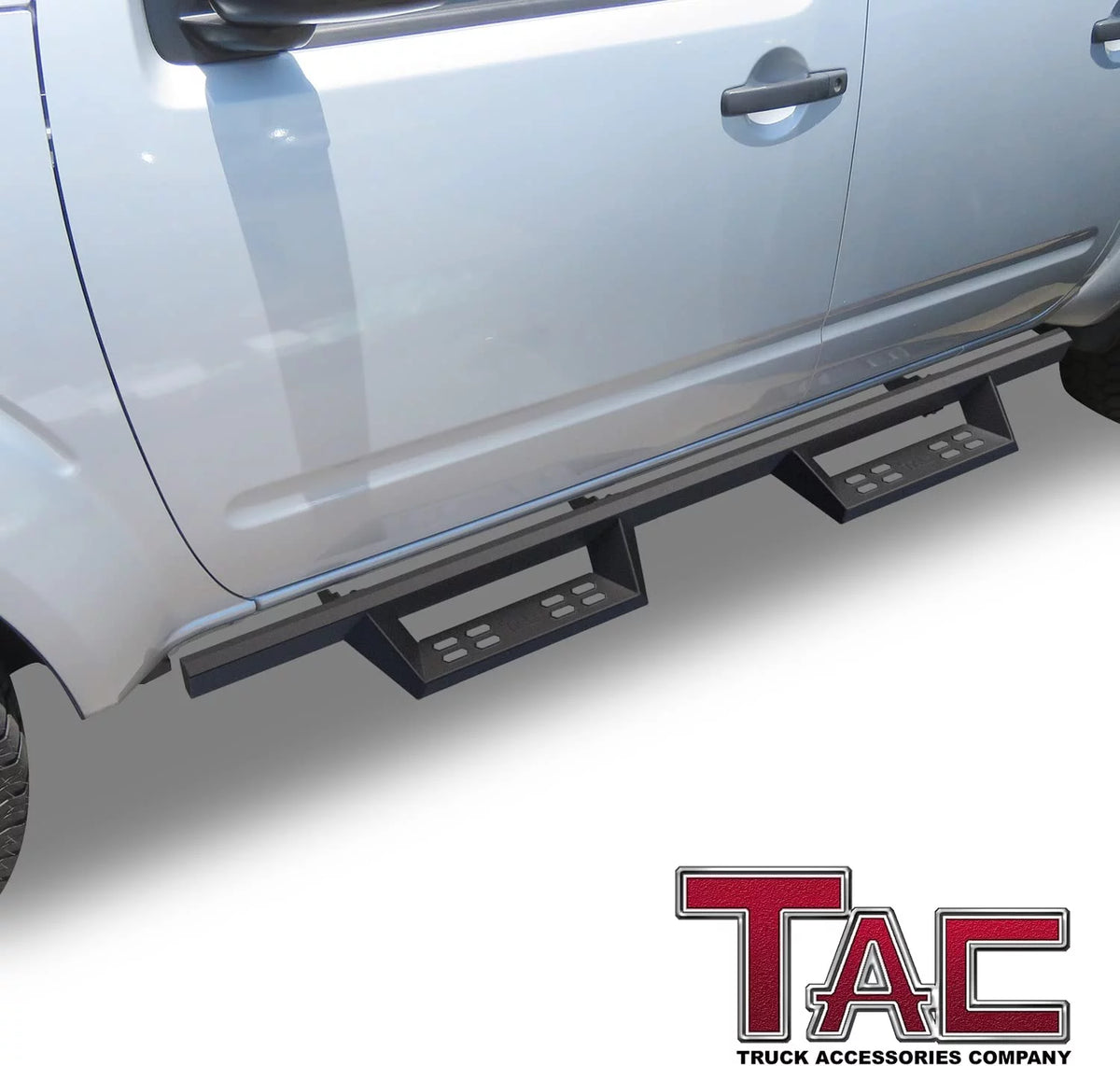 Fine Texture Black Running Boards (2pcs) F378
