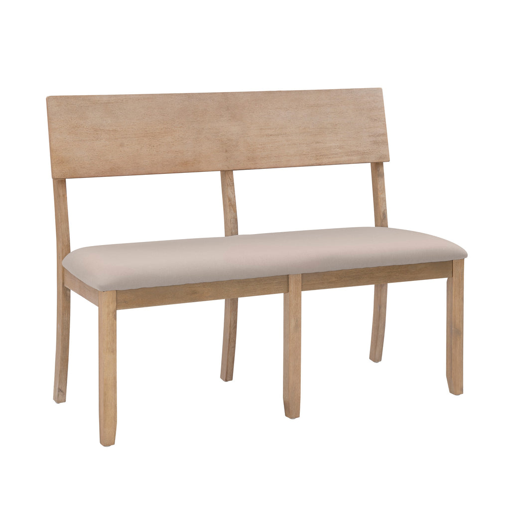 Gray Wash Dining Bench S9418