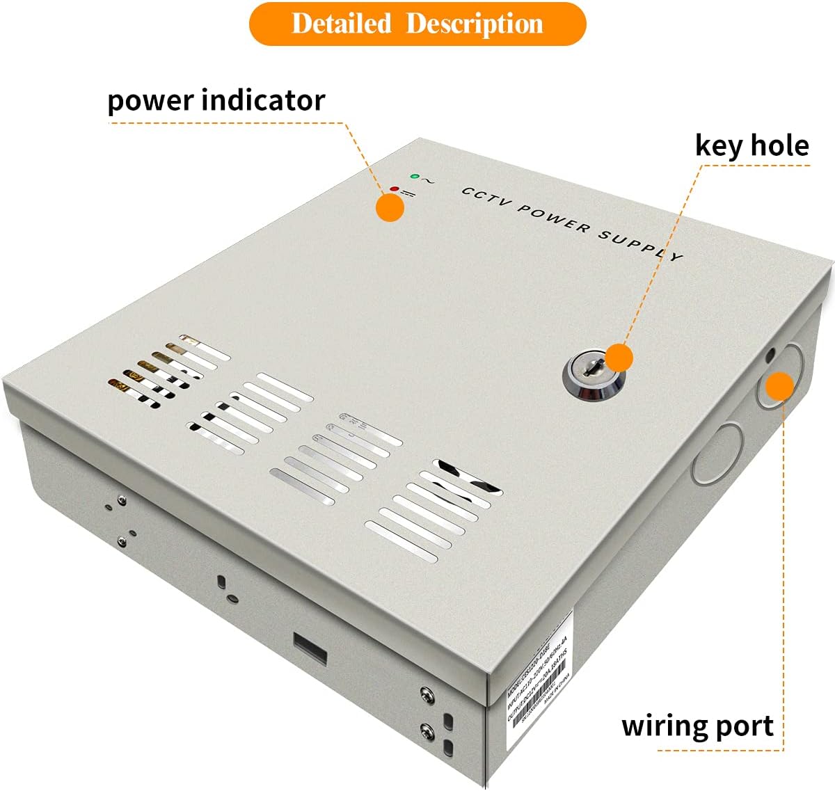 18 Channel CCTV Power Supply Box C526557