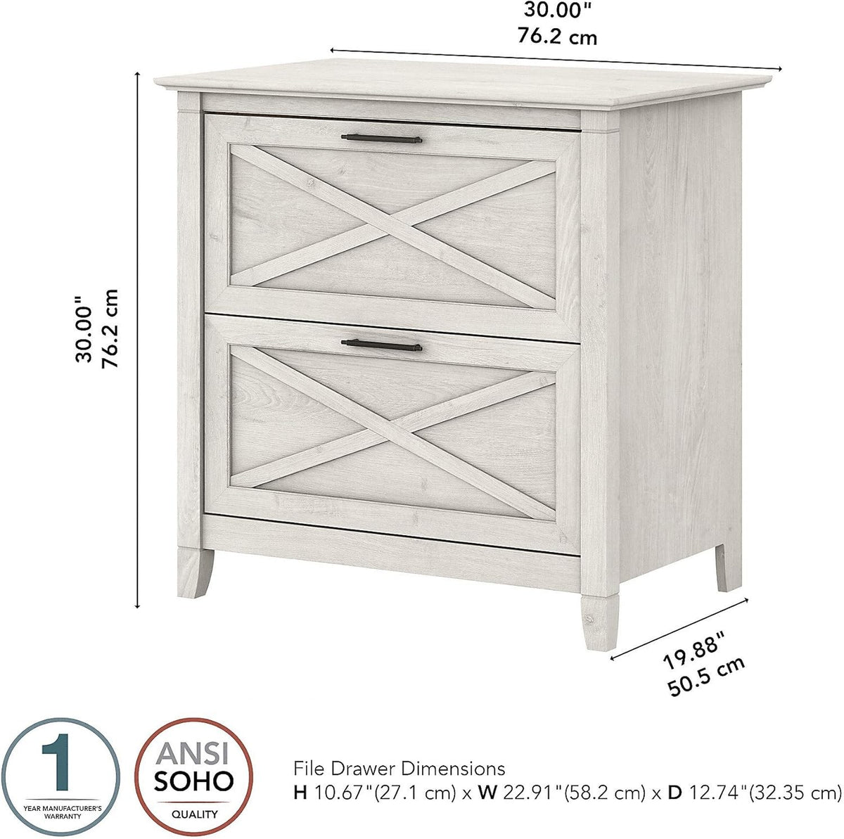 2 Drawer Lateral File Cabinet K50600