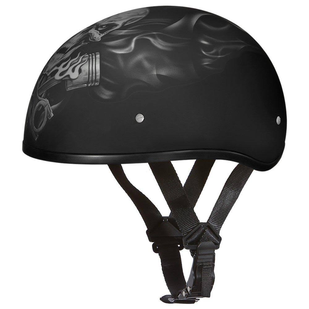 Motorcycle Half Helmet Skull Cap Q663295