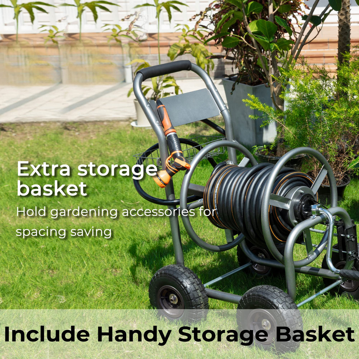 Garden Hose Reel Cart C557980