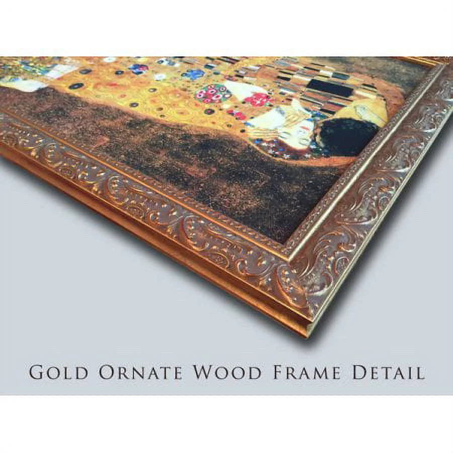 12x12 Gold Ornate Wood Frame and Double Matted Museum Art Print L585457