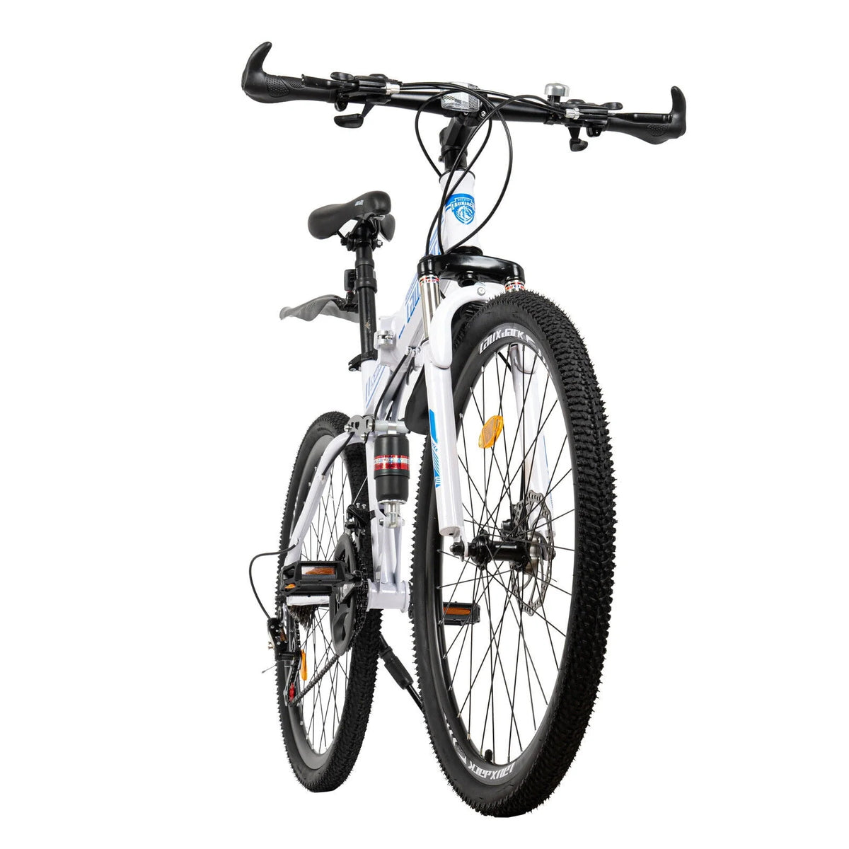 26 Mountain Bike 21-Speed Folding Dual Disc Brake Bicycle W669646