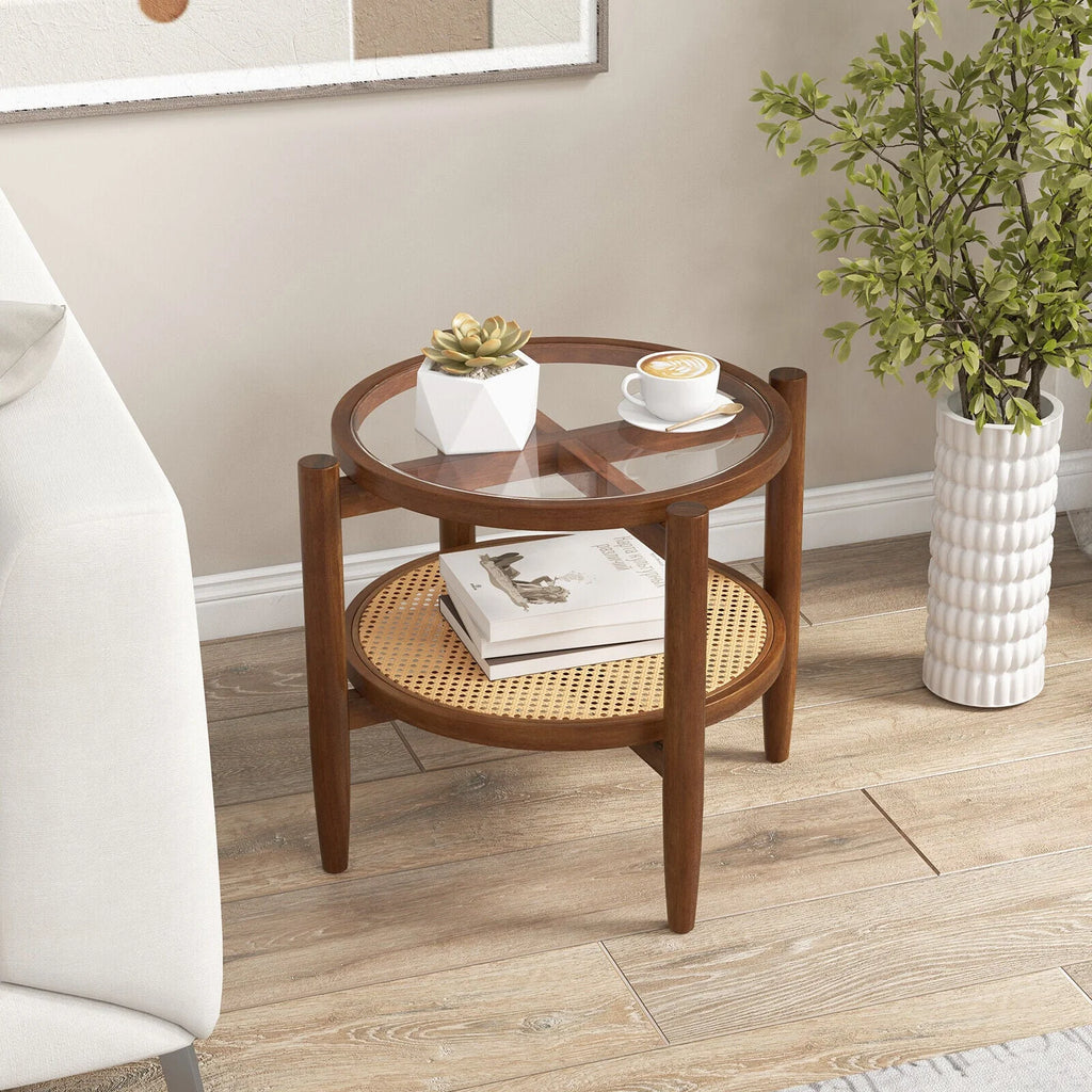 Set of 2 Storage Side Table V15838