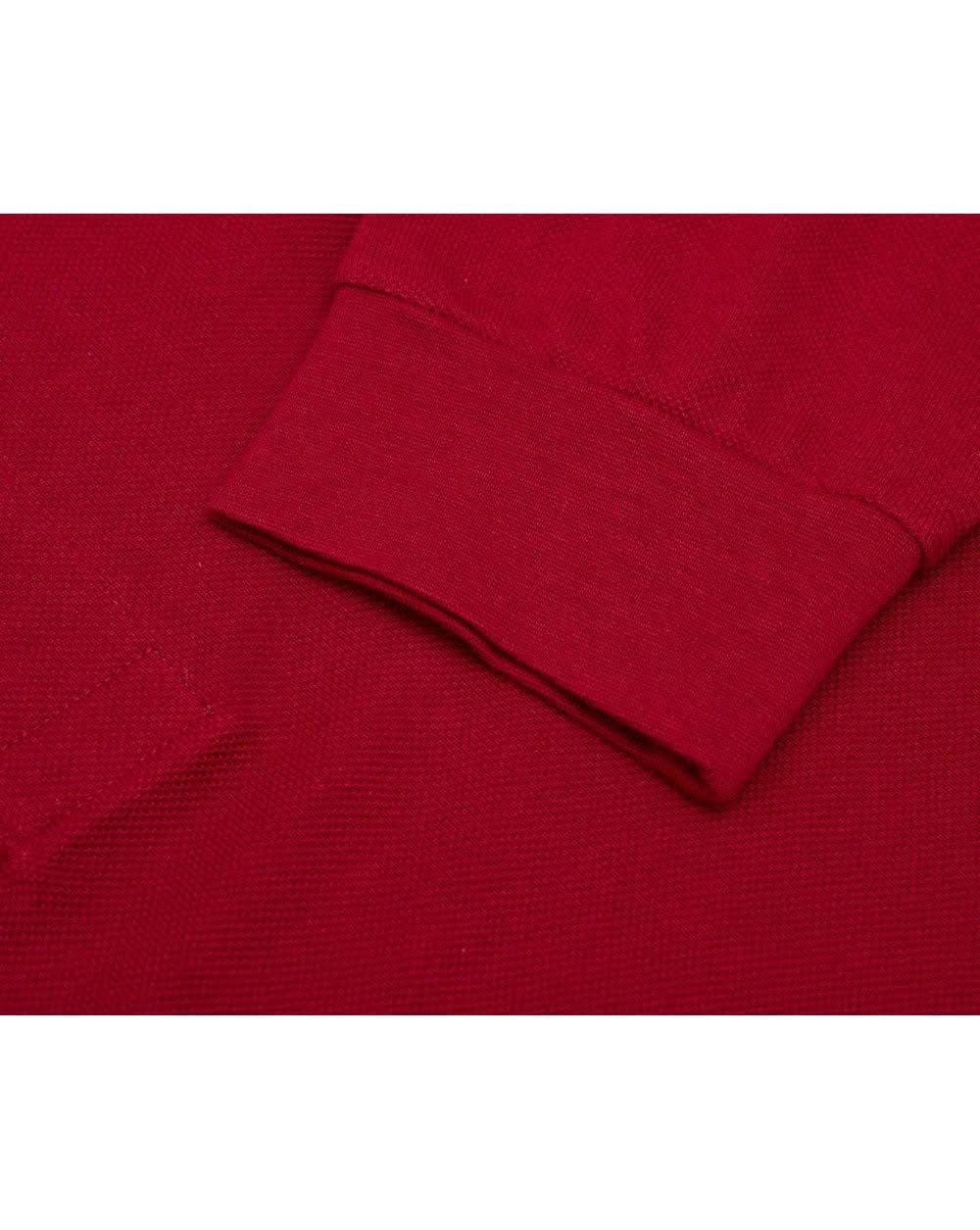 Long Sleeve Pique Polo U561