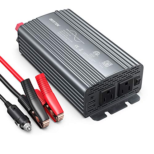 500W Pure Sine Wave Power Inverter 12V to 110V with Dual USB Ports U128518