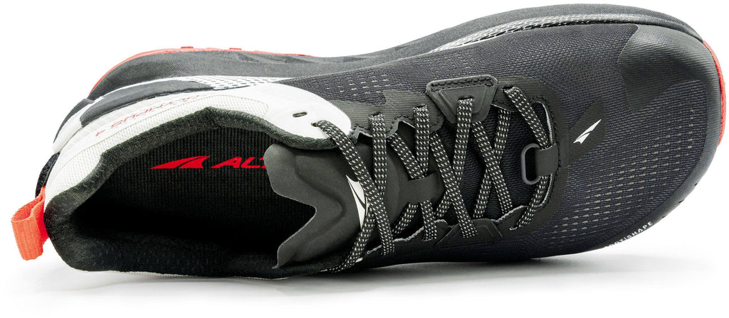 Black/White Men's Trail Running Shoes T377