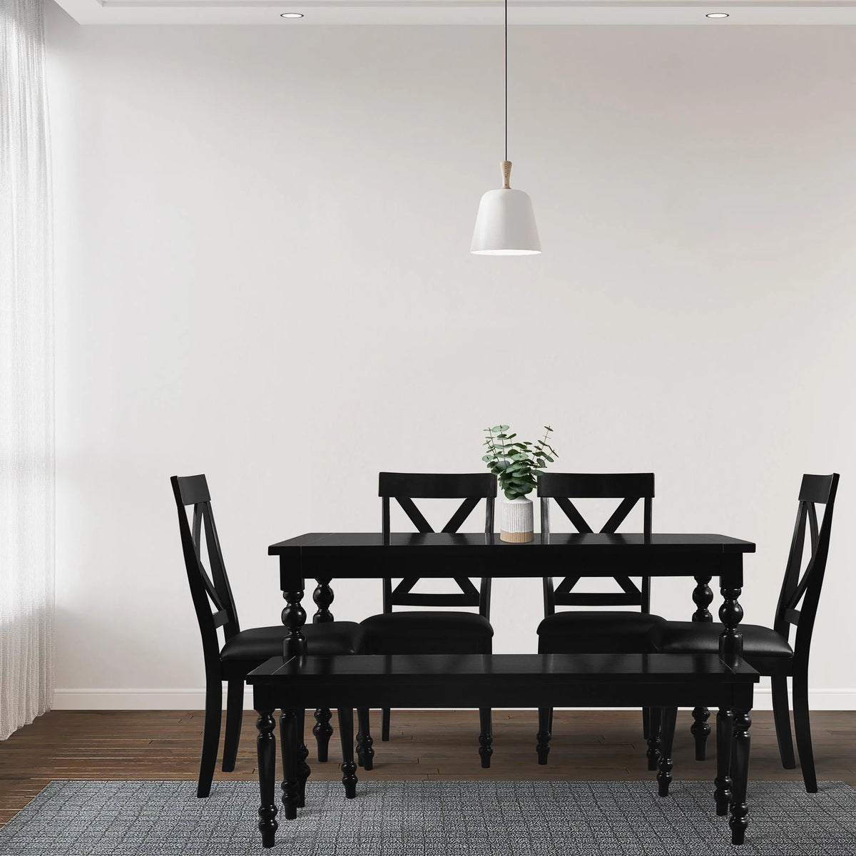 Black Dining Bench H61970