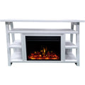 White Electric Fireplace Mantel G151