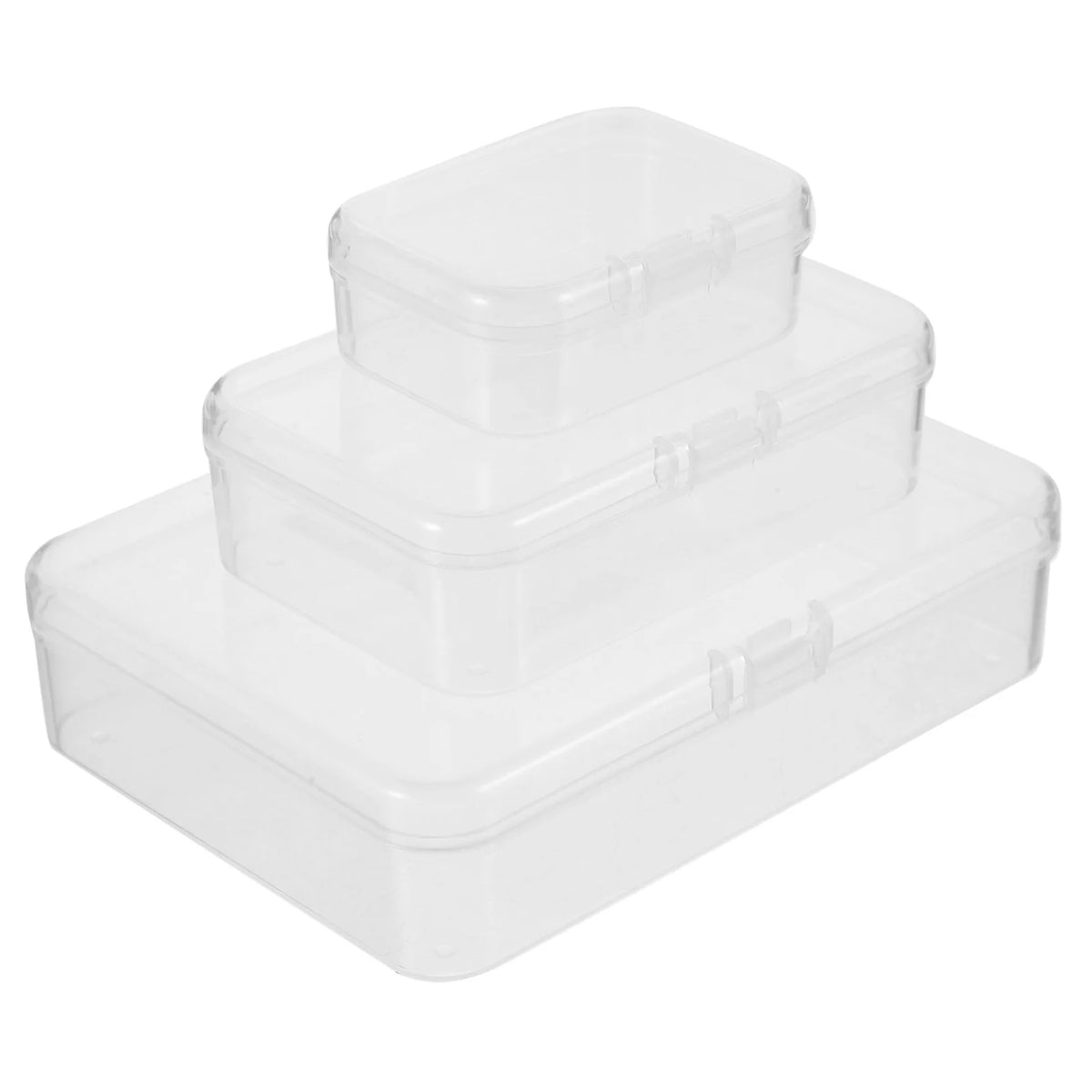 28 Pcs Clear Plastic Storage Bins O750