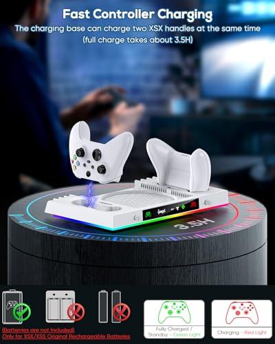 Charging Station with Cooling Fan for Console & Controller R714007