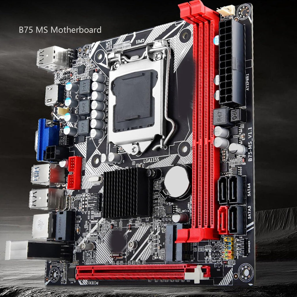 MS Gaming Motherboard, DDR3 Mini ATX, PCI E 16X, Dual USB 3.0, NVME M.2, WiFi M.2 X902