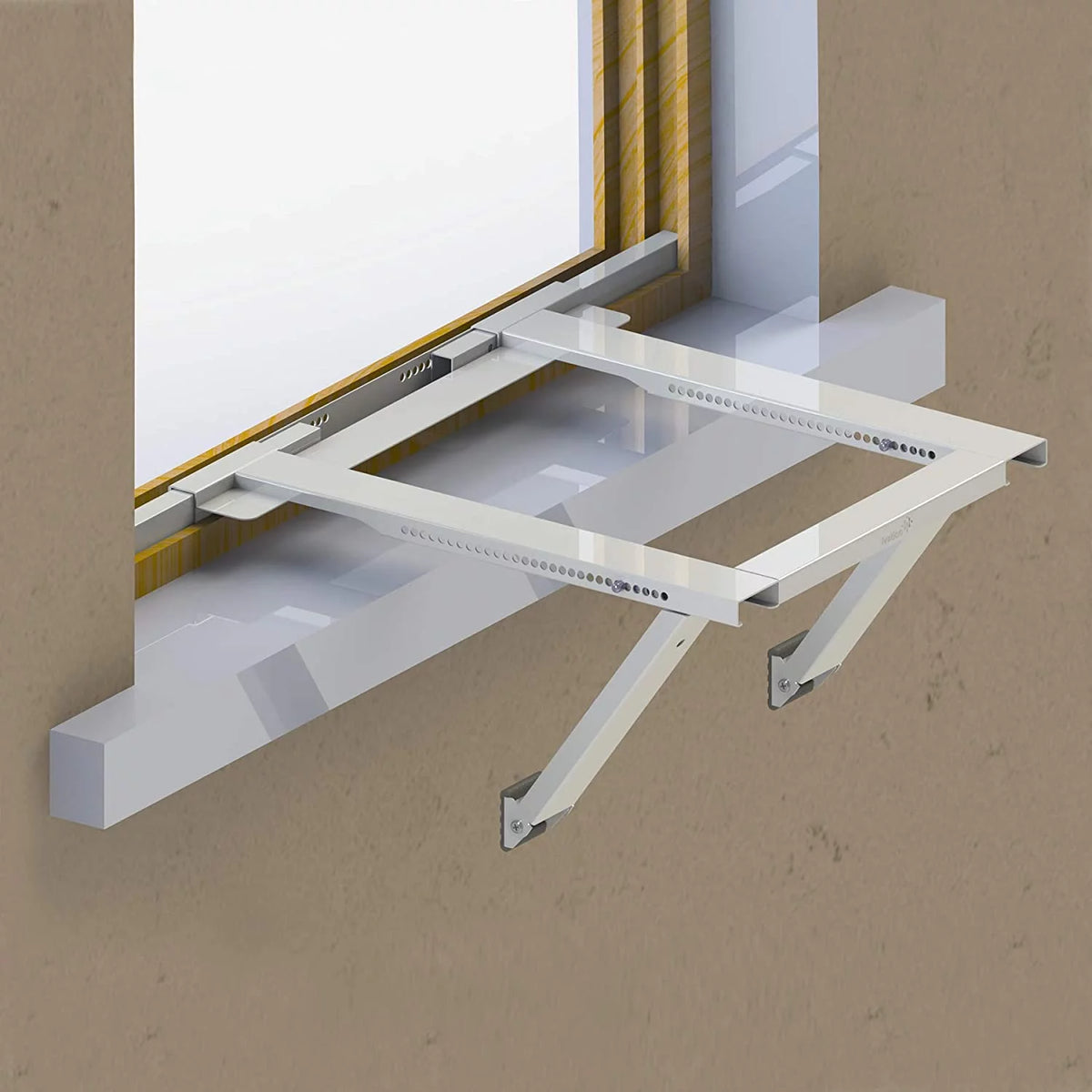 Air Conditioner Support Bracket, Heavy Duty Steel, Holds Up to 200lbs L381