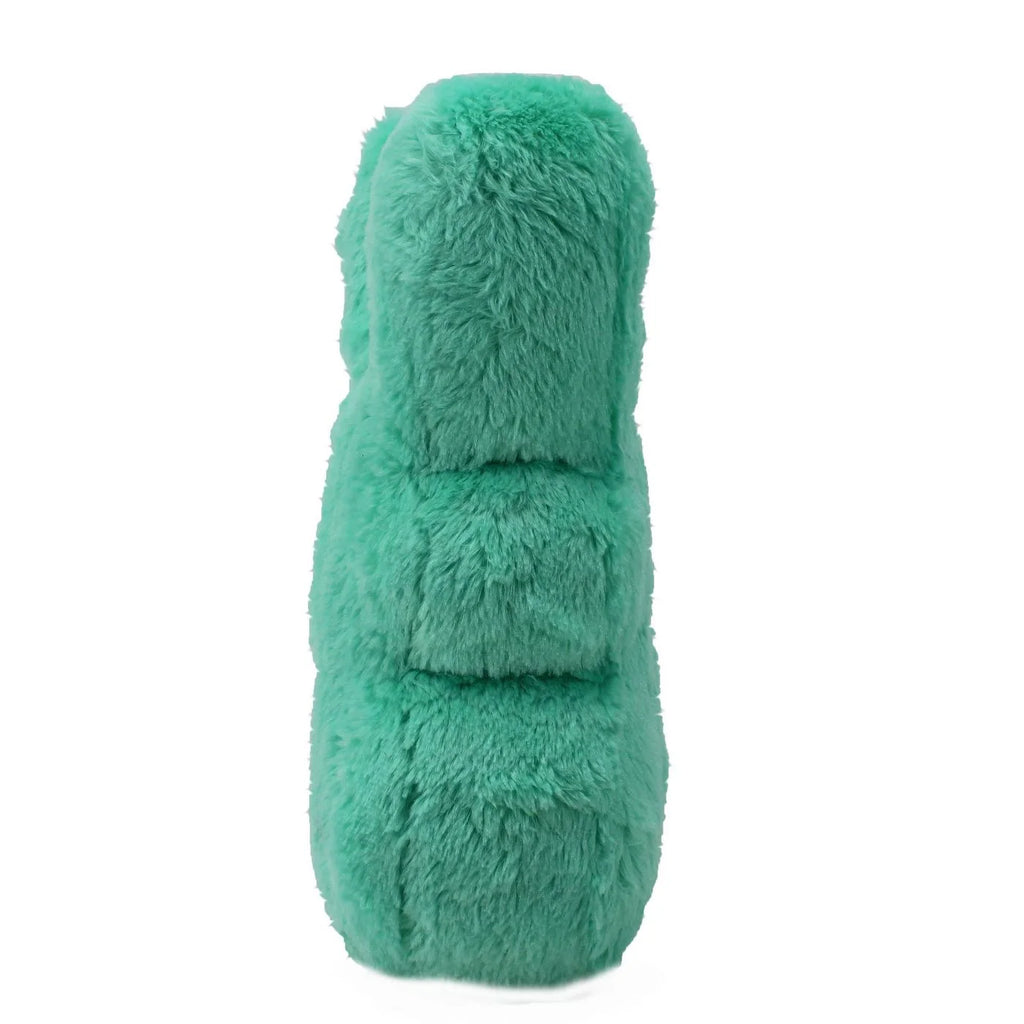 Pastel Green Shaggy Plush Bunny O964