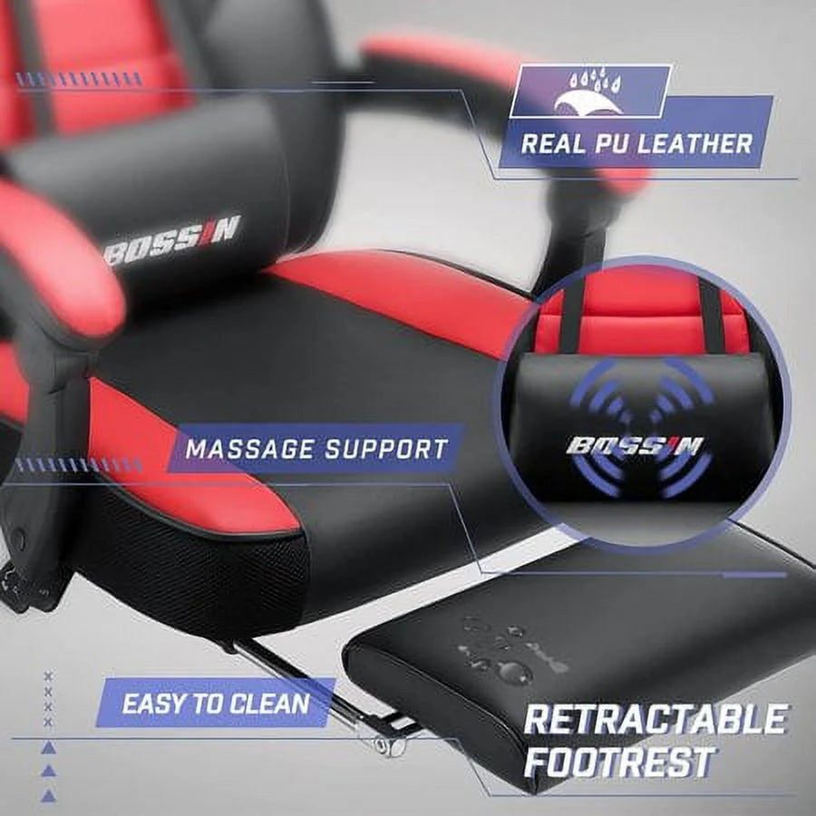 Gaming Chair with Footrest M3395