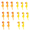 16 PCS Rubber Chicken Flying Toy B84272