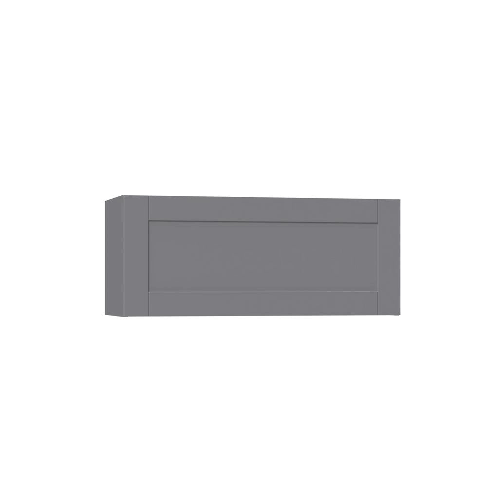 Gray Wall Bridge Cabinet with Lift Up Door D367506